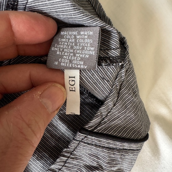 BKE Tailored Fit Men's Pinstripe‎ Long Sleeve Casual Dress Shirt Gray Size Large - Picture 8 of 13